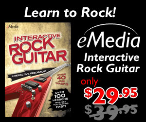 $10 off Interactive Rock Guitar - Learn Rock Guitar the Easy Way by eMedia Music