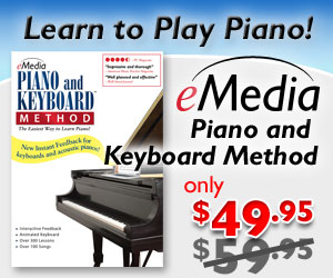 $10 off of Award-Winning eMedia Piano and Keyboard Method Lesson Software by eMedia Music