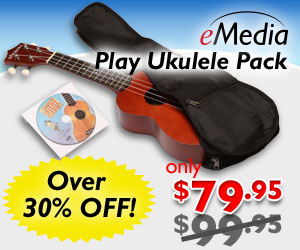 Sale - Over 30% off the eMedia Play Ukulele Pack with Everything You Need to Learn Ukulele by eMedia Music