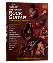 eMedia Music Masters of Rock Guitar Software