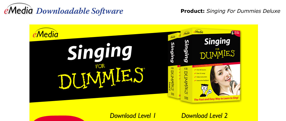 eMedia Singing For Dummies Deluxe