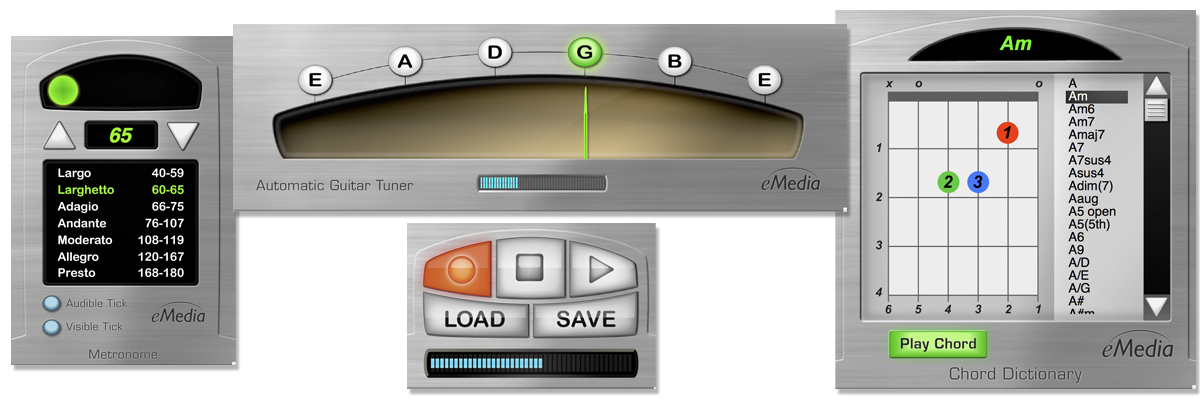emedia guitar method computer software